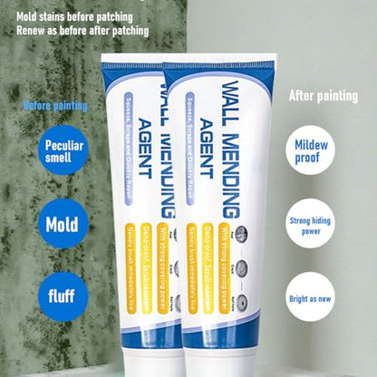 Drywall Patch Repair Kit: Wall Mending Agent for Holes & Cracks - Wall Repair Paste for Nail Holes, Dents & Small Damage-120G - color: 120G