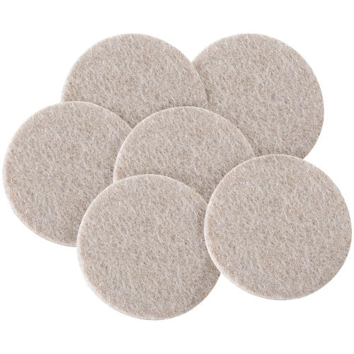 SOFTTOUCH 4713295N Heavy Duty 2 Inch Felt Furniture Pads to Protect Hardwood Floors from Scratches, Linen, 6 Count - color: Linen, size: 2 Inch (6 Count), style: Standard Pack