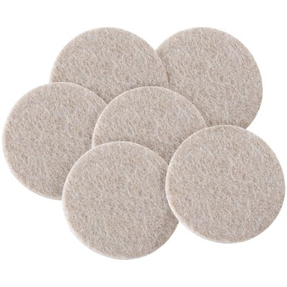 SOFTTOUCH 4713295N Heavy Duty 2 Inch Felt Furniture Pads to Protect Hardwood Floors from Scratches, Linen, 6 Count - color: Linen, size: 2 Inch (6 Count), style: Standard Pack
