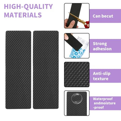 4 Pack Premium Furniture Pads, Furniture Gripper, Stoppers, Non-Slip Pads Silders, Foot Cover for Desk, Chair, Hardwood Floors (4)