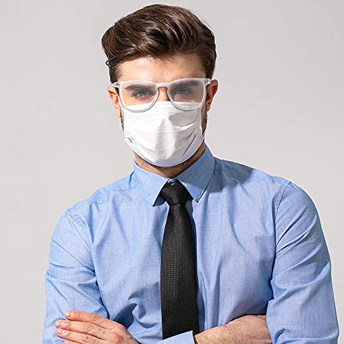Stylish Safety Glasses, Clear Anti-Fog Anti-Scratch Protective Glasses For Men And Women - color: Clear