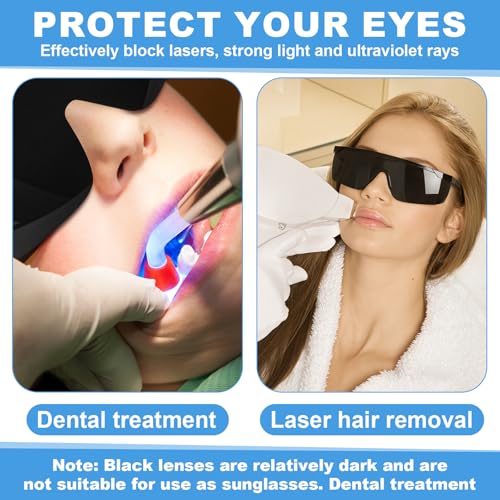 Treela 50 Pcs Safety Goggles Bulk Anti-Fog Glasses with Adjustable Temples and Wraparound Lenses Scratch Resistant Safety - color: Black