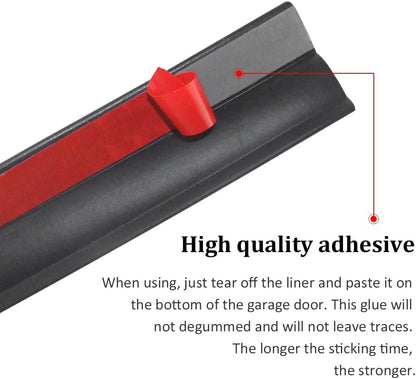 DGSL Universal Garage Door Seals Bottom Rubber, Garage Door Rubber Seal Strip Replacement, 20 Feet Weatherproofing Garage Door Weather Stripping with Nails - size: 20 Feet