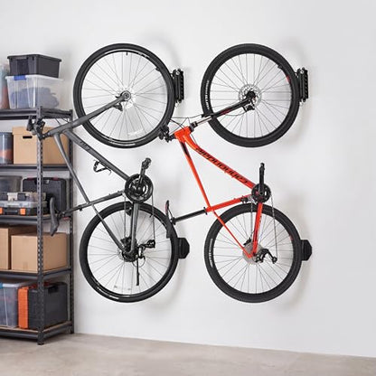 QAQ Swivel Bike Wall Mount, Vertical Bike Rack Garage Holds Up To 66lbs, Bike Hooks For Garage Space-Saving, Easy To Install -1 PACK