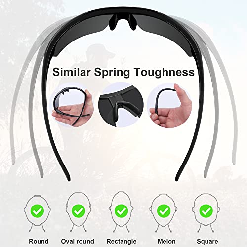 Tinted Safety Glasses for Men Women, Safety Goggles Impact Resistant, ANSI Z87.1+ UV400 Eye Protection, Anti Scratch - color: 6pack-grey