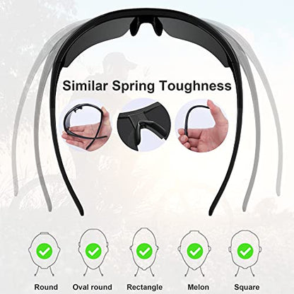 Tinted Safety Glasses for Men Women, Safety Goggles Impact Resistant, ANSI Z87.1+ UV400 Eye Protection, Anti Scratch - color: 6pack-grey