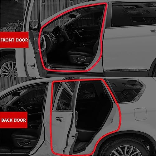 66FT Universal Car Weather Stripping, Self-Adhesive Door Rubber Seal Strip, Auto Engine & Window Noise Insulation (47/100" x 2/5") - size: 65.6 Feet Long