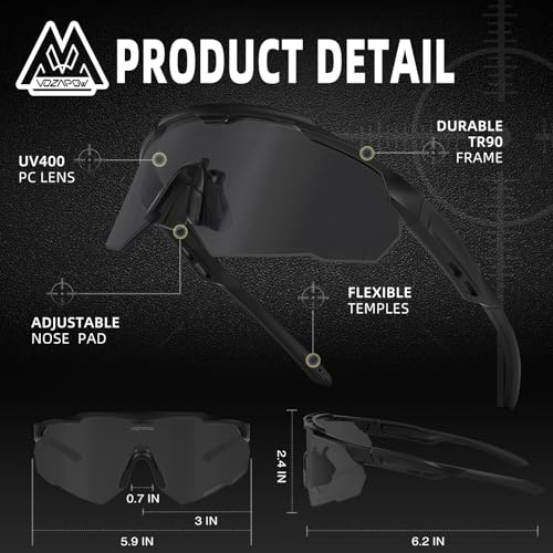Shooting Glasses Anti Fog with High Definition Lenses, ANSI Z87+ Certified Tactical Safety Glasses for Men Women - color: A7-polarized Grey