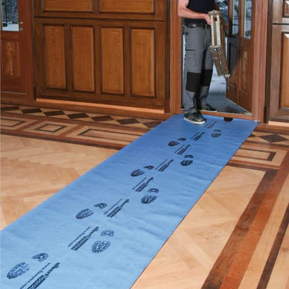 Albert Floorotex Blue All Purpose Temporary Floor Protection - 280 sqft (40" x 84') Roll - size: 280sq/Ft
