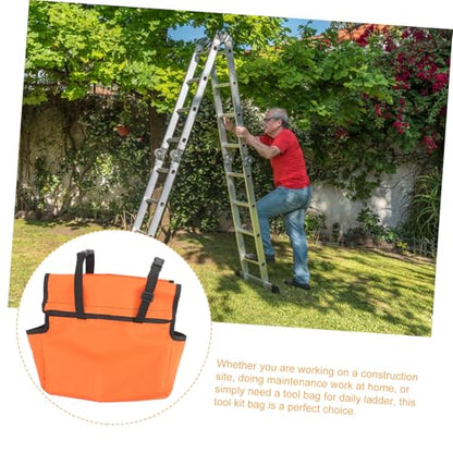 Collapsible Ladder Accessory Kit Large Capacity Tool Pouch for Ladder Easy-carry Storage Bag