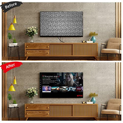 TV Wire Hider Kit for Wall Mount TV, White in Wall Cable Management Kit, Includes 2 Pass Throughs and Hole Saw Drill Attachment for Easy Install - color: White