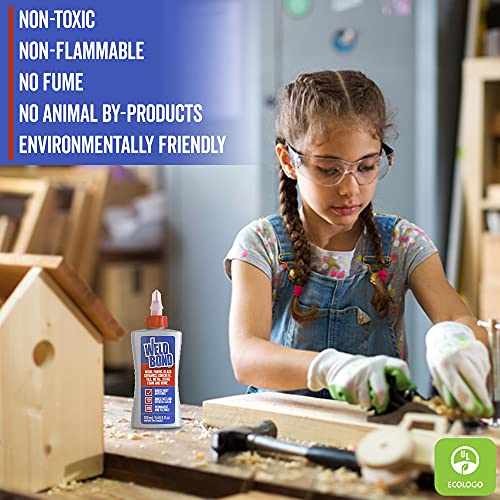 Weldbond Multi-Surface, Non-Toxic Glue, Bonds Most Anything! Use as Wood Glue or for Glass Crafts Ceramic Tile Mosaic Porcelain Stone Fabric Carpet & More. 4-Pack of 5.4oz /160ml - size: 4 Pack