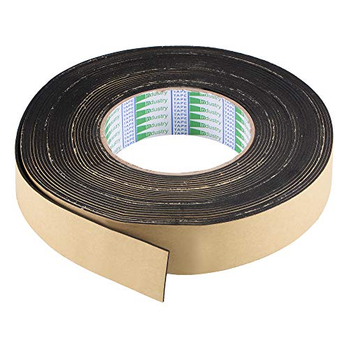uxcell Sealing Foam Tape 30mm Wide 1.5mm Thick 10m/32.8ft Long, EVA Self Adhesive Weather Strip for Window Door Insulation - size: 30mmx1.5mmx10m