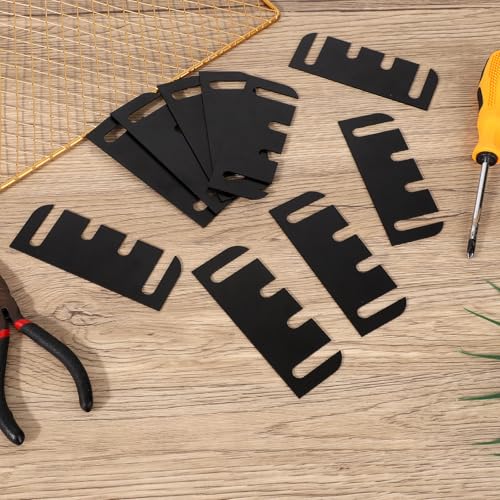 10pcs Door Hinge Shims, 10.16cm/4in PVC Hinge Shims Adjustable Spacer Parts for Doors Filling Gaps Align for Repair Replacement Kit