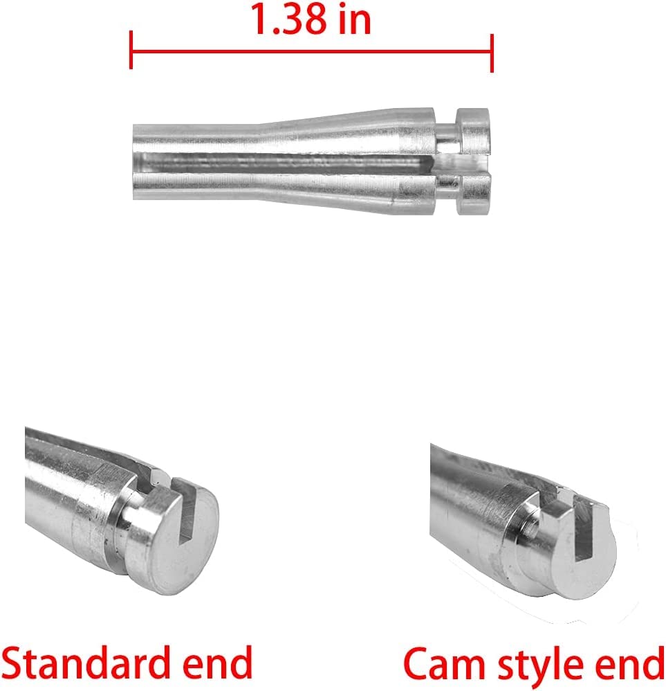 8 ENDS Door Latch Cable Repair Kit Compatible with Ford F-150, F-250, F-350, E-series, Ranger, Expedition, Excursion, Navigator (Four Cables - 6 Standard 2 Locking Cam) Aluminum - size: 8ends