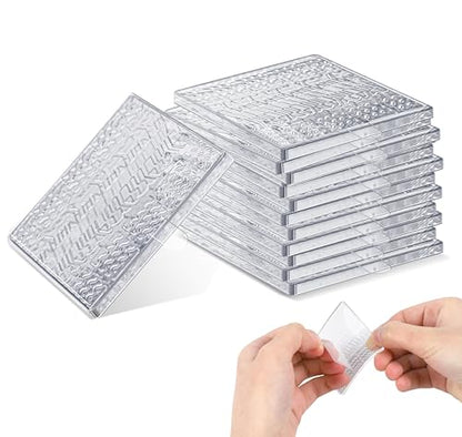 Non Slip Furniture Pads, 12 PCS Clear No Skid Furniture Grippers, Self Adhesive Anti Slip Furniture Pads, Anti Slide Hardwood Floors Protectors for Keep Couch Stoppers (1.57 inch Square) - size: 1.57 inch Square