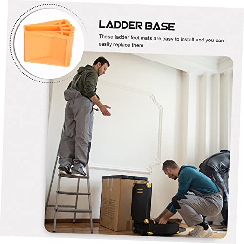 2pcs Ladder Feet Mats Non-Slip Stair Treads Ladder Leg Pads Fall Safety Pad for Home Office Crib Padding