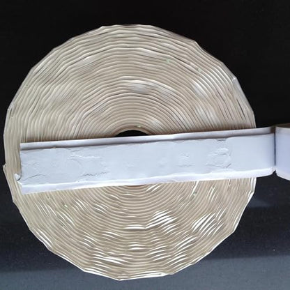 LLPT Butyl Tape White 3/4 Inch x 33Ft 2 Pack Tight Seal for Leak Proof EPDM RV Repair Window Glass Boat Sealing Roof Pipe Patching(WST342) - size: 3/4" White