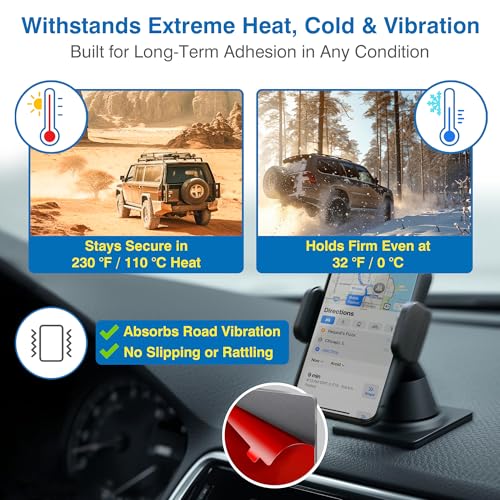 Heavy Duty Double-Sided Adhesive Pads – 48 Pre-Cut Foam Mounting Squares with Adhesion Promoter, Heat & Weather-Resistant Tape for Outdoor Lights, Solar Fixtures, Trim, Home & Automotive Use