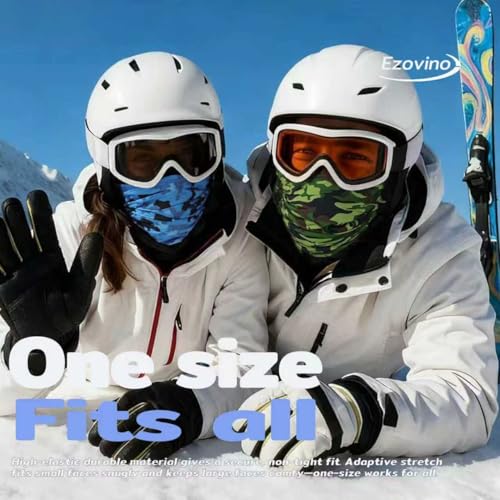 Ezovino Neck Gaiter Face Mask,Sun Cooling Scarf,Balaclava Bandana Cover for Men Women - color: Multicoloured 15