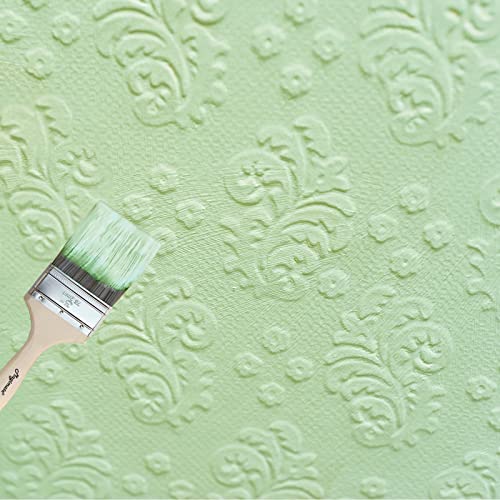 Magimate 3-Inch (76mm) Double Thick Chip Paint Brush – Versatile Stain Brush Wood Handle for Furniture, Walls, Fences, and Murals – Smooth Gesso, Plaster, Polyurethane, and Varnish Wide Paintbrush