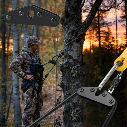 Fast Installation Ascending Hip Guard 2.4mm Steel Construction Strong Outdoor Security Gear Mild Steel Ascending Addition - color: 2 pack