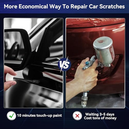 Car Black Paint Touch Up Cars Scratch Repair for Vehicles, Rim High-Gloss Black Paint Pen 30ML Quick Drying Automotive Scratch Repair, Non-toxic 1.5 oz Easy to Use - color: Blaxk