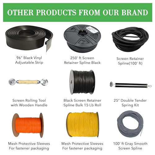 Screen Roller Tool - Rolling Tool for Installing Door & Window Screens & Repair - Spline Roller with Wood Handle & Steel Bearing Wheel - Professional Rolling Tool - Double Ended Hand Spline Roller