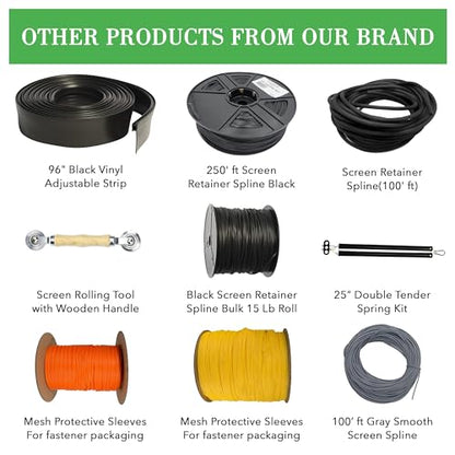 Screen Roller Tool - Rolling Tool for Installing Door & Window Screens & Repair - Spline Roller with Wood Handle & Steel Bearing Wheel - Professional Rolling Tool - Double Ended Hand Spline Roller