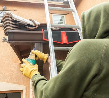 Steelman Gutter Guard and Ladder Stabilizer, Protect Gutters from Scratches and Dents, Improve Roof Access Safety (61311)