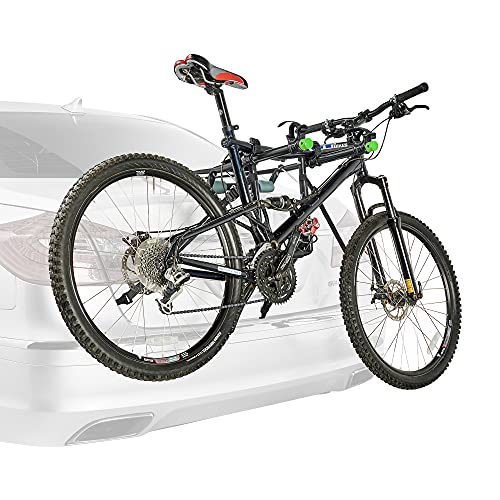 Allen Sports Deluxe 2-Bike Trunk Mount Rack, Model ZN102, Black - color: Green/ Black, size: 2-Bike, style: Bike Rack