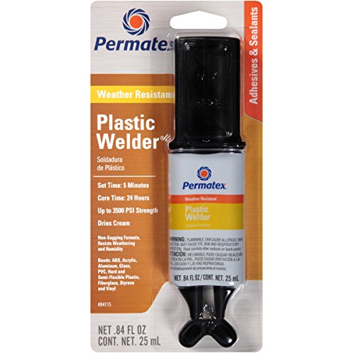 Permatex 84115-12PK PermaPoxy 5 Minute Plastic Weld, 0.84 oz. (Pack of 12) - size: 0.84 Ounce (Pack of 12)