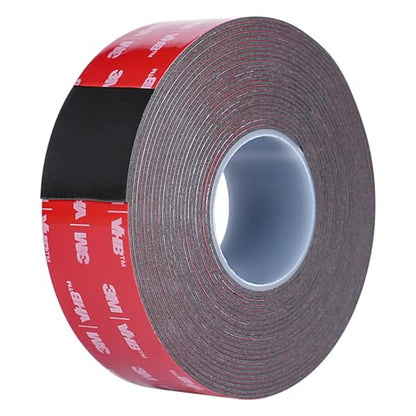 Double Sided Tape Heavy Duty, Waterproof Mounting Foam Tape, 16.5ft Length, 1.18in Width, High Temperature Resistant Adhesive Tape for Car, LED Strip Light, Office Decor, Uses VHB 5952 Raw Material - size: 1.18in X 16.5ft