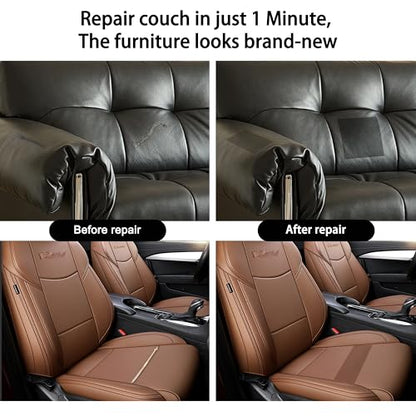 Leather Repair Tape,3.9 x 63 Inches Self Adhesive Leather Repair Patch,Vinyl Repair Kit for Furniture,Couches,Car Seats,Sofas,Office Chairs,Black - color: Black, size: 3.9*63inch