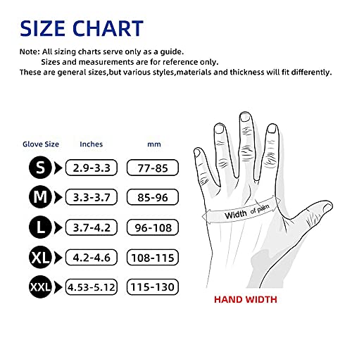 Wostar Black Nitrile Industrial Gloves Large 8 Mil Raised Diamond Texture Latex & Powder Free Heavy Duty Gloves 100 Count - color: Black Large 8mil 100pcs, size: Large ( 100pcs a box)