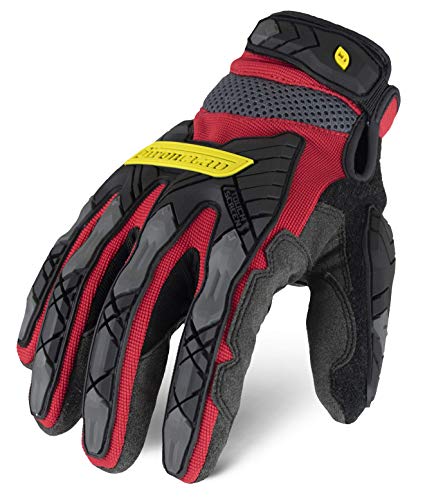 Ironclad Command Impact 360 Cut A6 Work Gloves; Touch Screen Gloves Conductive Palm & Fingers, Impact Protection, Machine Washable, Sized S, M, L, XL, XXL (1 Pair), Red (IEX-MIGR5-05-XL) - size: X-large (Pack of 1)