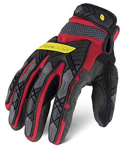 Ironclad Command Impact 360 Cut A6 Work Gloves; Touch Screen Gloves Conductive Palm & Fingers, Impact Protection, Machine Washable, Sized S, M, L, XL, XXL (1 Pair), Red (IEX-MIGR5-04-L) - size: Large (Pack of 1)