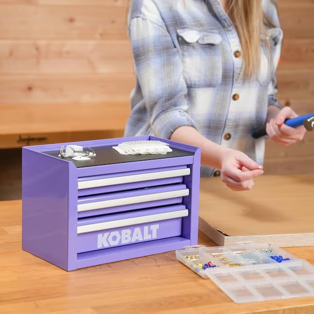 K.balt Mini Tool Boxes (Lavender, 3 Drawer) - color: Lavender, size: 3 Drawer