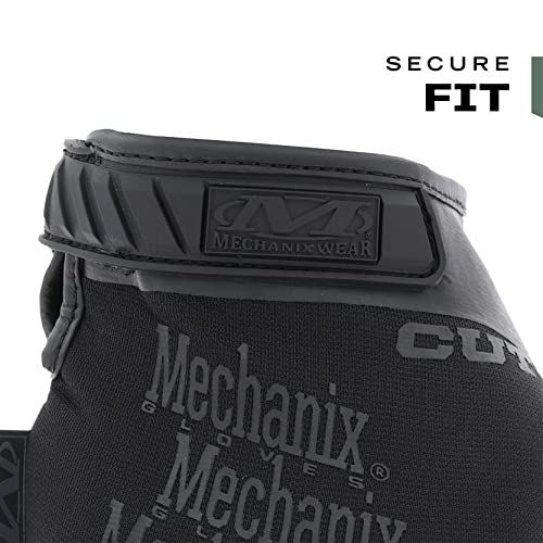 Mechanix Wear: Tactical Specialty Pursuit D5 Cut Resistant Covert Work Gloves (Large, All Black) - size: Large