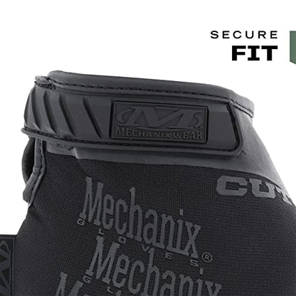 Mechanix Wear: Tactical Specialty Pursuit D5 Cut Resistant Covert Work Gloves (Large, All Black) - size: Large