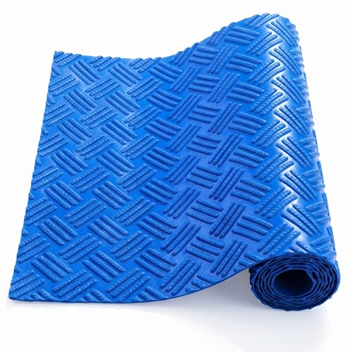 Breling 24" x 36" Swimming Pool Ladder Mat, Protective Pool Ladder Pad Step Mat with Non Slip Texture for Above Ground Swimming Steps Liners and Stairs(Striped) - size: 24" X 36", style: Striped