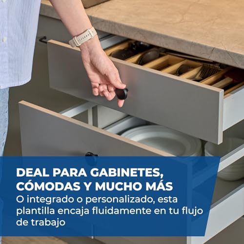 Kreg KHI-Slide Drawer Slide Jig - Drawer Slide Jig Kit - Drawer Slide Tool - for Cabinets, Drawers, Desks & More - Easily Install Drawer Slides - Set of 2