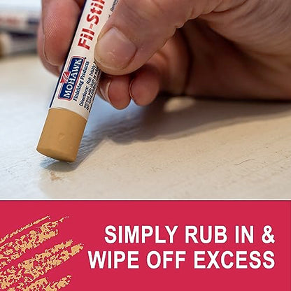 Mohawk Fil-Stik Wax Putty Stick for Wood Repair, Light Golden Oak M230-0415, 1 Count - color: Light Golden Oak