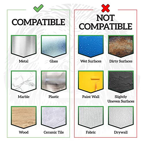 WickedGood Mounting Tape (1/2" x 60"), Double Sided Adhesive Tape, Heavy Duty Indoor & Outdoor Tape, Waterproof (Clear) (WGA-PET-1l2X60)