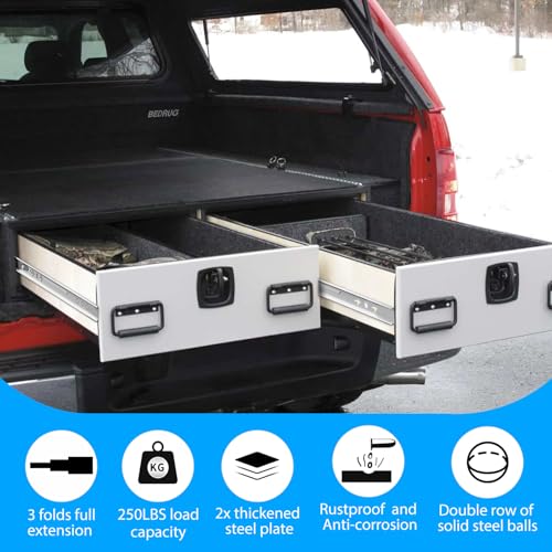 YENUO Heavy Duty Drawer Slides Full Extension 12 14 1618 20 22 24 26 28 30 32 34 36 38 40 Inch Side Mount Ball Bearing RailsTrack Guide Glides Runners 250 Lbs 1 Pair (No Lock) -W:53mm, 14 Inch - size: 14 Inch, style: Load:250 lb (No lock) -W:53mm