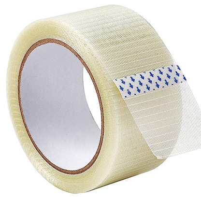 HSTECH Semi Transparent Duct Tape, Heavy Duty Waterproof Tape, High Performance Weather Resistant Tape for Discreet Repairs and Mounting Residential Commercial and Industrial Uses (1 in x 22 Yards)
