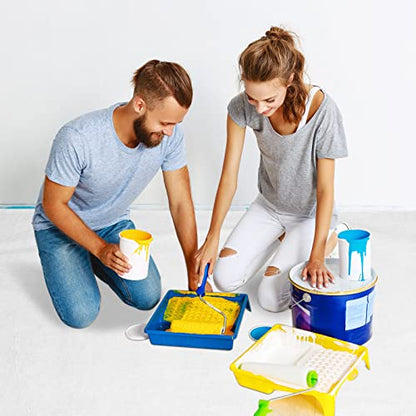 Amylove Temporary Floor Protection Anti Slip Carpet Protector Reusable Waterproof Temporary Flooring over Carpet Self Adhesive Padded Floor Covering, Paint Proof, Protects Hardwood and Tile (50 Feet) - size: 3' x 50' (Rectangular)
