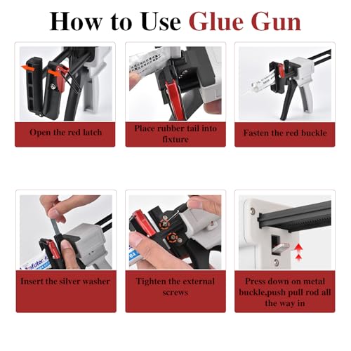 2026 New Toothpaste Tube Gun,Toothpaste Tube Glue Gun Squeezing Machine,Silicone Caulk Guns,Toothpastes Guns Dispenser,for DIY Projects,Caulking Sealant,Silicone Glue(White)