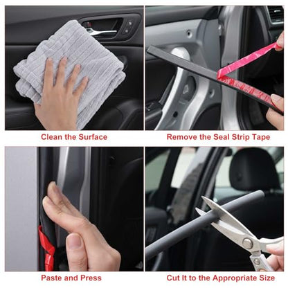 Pangda 18Ft D Shape Rubber Weather Stripping Foam Self-Adhesive EPDM Door Seal Strip for Noise Reduction Waterproof Dustproof for Cars Boats Truck RVs Windows Doors (3/4" W × 3/4" H) - size: 18ft L, style: 3/4" W × 3/4" H