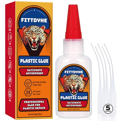 3D Printer Glue Super Plastic Glue 30 g, Super Glue for Plastic, Strong Fast Drying Clear Heavy Duty Waterproof Adhesive for Toys, Miniatures, Model, Acrylic, PVC, PLA, ABS,PETG,TPU - style: Plastic Glue & 3D Printer glue